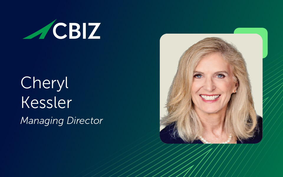 Cheryl Kessler | Managing Director | CBIZ