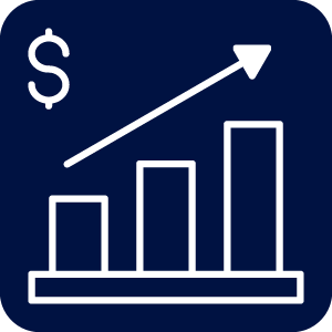 icon-outcome-and-value-of-investment-navy-square