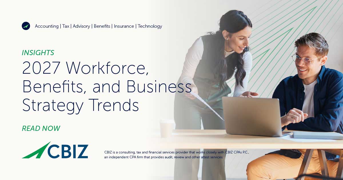 2027 Workforce, Benefits, and Business Strategy Trends | CBIZ