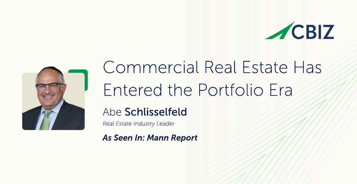 Commercial Real Estate has Entered the Portfolio Era