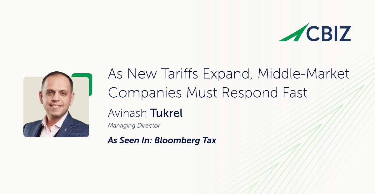 As New Tariffs Expand, Middle-Market Companies Must Respond Fast