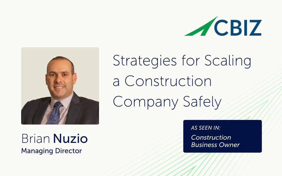 Strategies for Scaling a Construction Company Safely