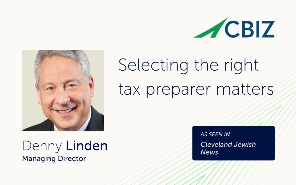 Selecting the Right Tax Preparer Matters