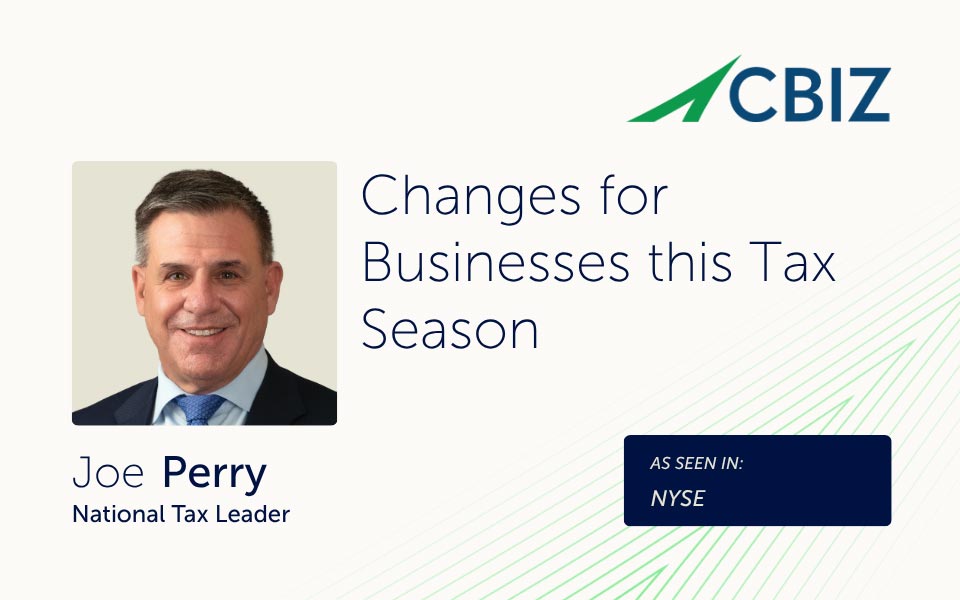  Changes for Businesses this Tax Season