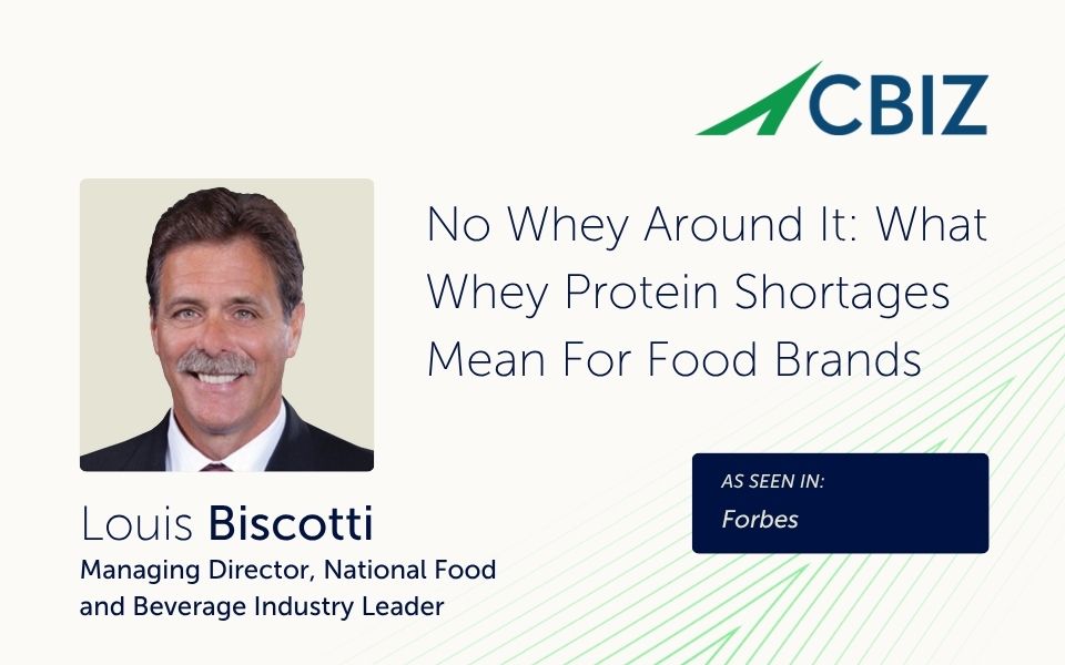 No Whey Around It: What Whey Protein Shortages Mean For Food Brands