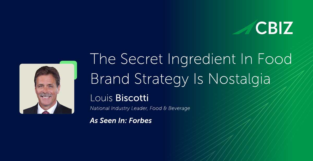 The Secret Ingredient In Food Brand Strategy Is Nostalgia
